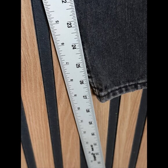 Good American Jeans 2 / 26 Womens Gray Charcoal Wash Wide Leg Denim High Rise - Picture 5 of 8